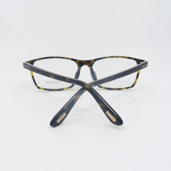Tom Ford TF4295 052 New Olive Tortoise/ Blue Unisex Eyeglasses 58mm with box. - Picture 6 of 7